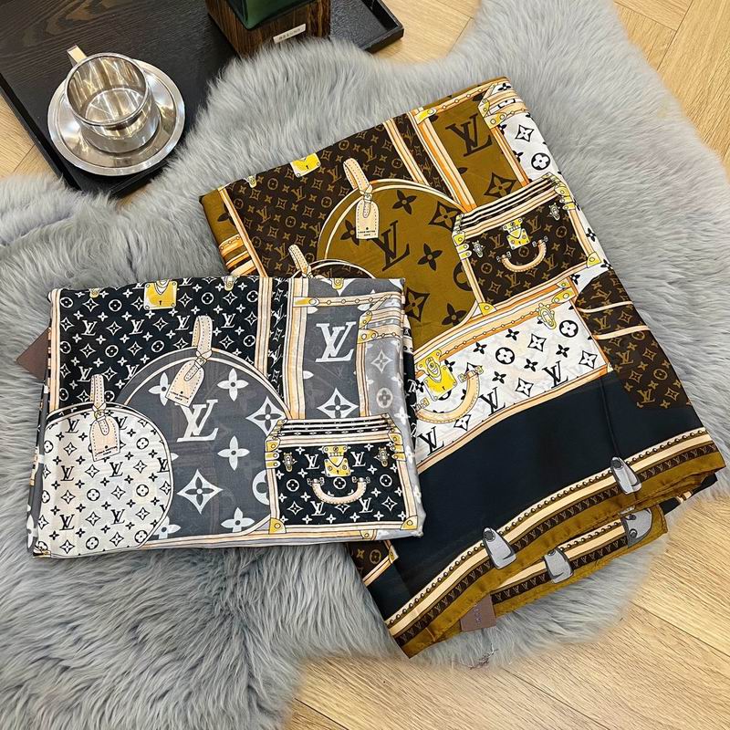 LV silk scarf 90-180cm E05